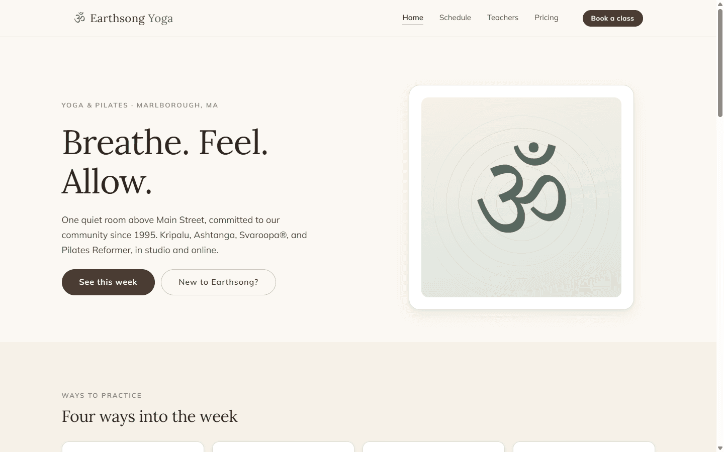 Earthsong Yoga